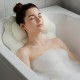 Cuscino da Bagno Rilassante con Supporto per la Testa e Ventose per la Vasca