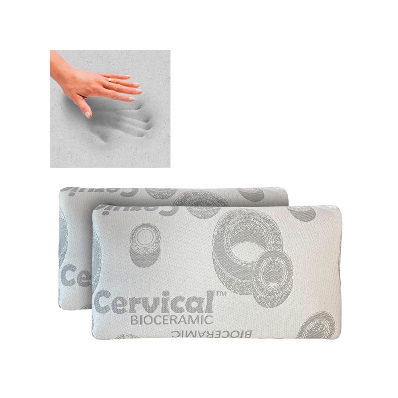 Cuscino in Memory Foam 80x40x14