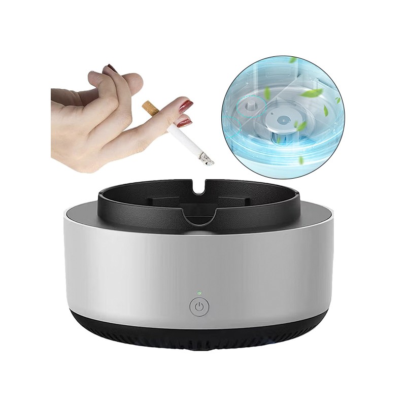 POSACENERE INTELIGENTE SENZA FUMO 2 IN 1