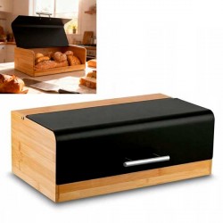 Paniere In Legno E Metallo Con Piedini Antiscivolo