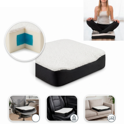 CUSCINO GEL  BONPLUS COMFORT TV PER DOLORI LOMBARI, per Solo 27.51 EUR. Invio GRATIS 24/48H. Compralo Subito!