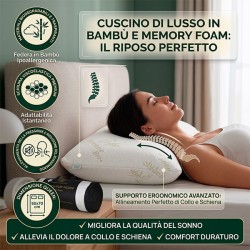 2 CUSCINI CERVICALI IN BAMB?, per Solo 48.41 EUR. Invio GRATIS 24/48H. Compralo Subito!