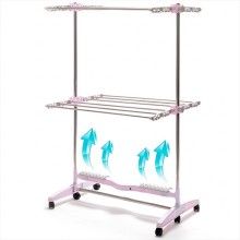 Stendino Elettrico Verticale Pieghevole Con Ventilatore